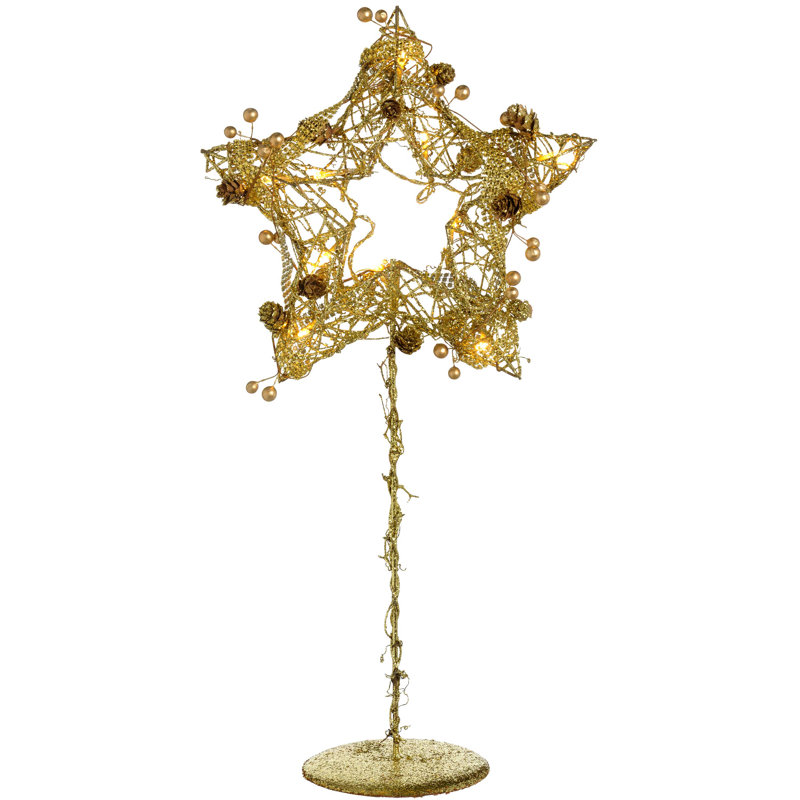 Die Saisontruhe Kranz 31 cm mit Beleuchtung | Wayfair.de